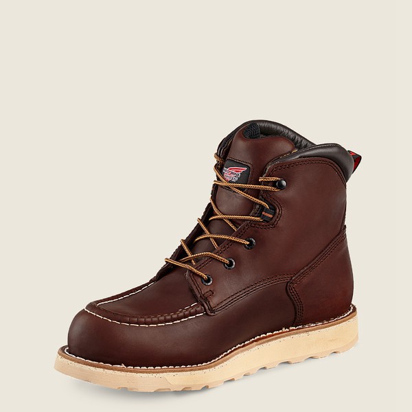 Red Wing Safety Boots Traction Tred - 6-Inch Waterproof Toe - Mørke Brune - Herre 1906-HMDSR